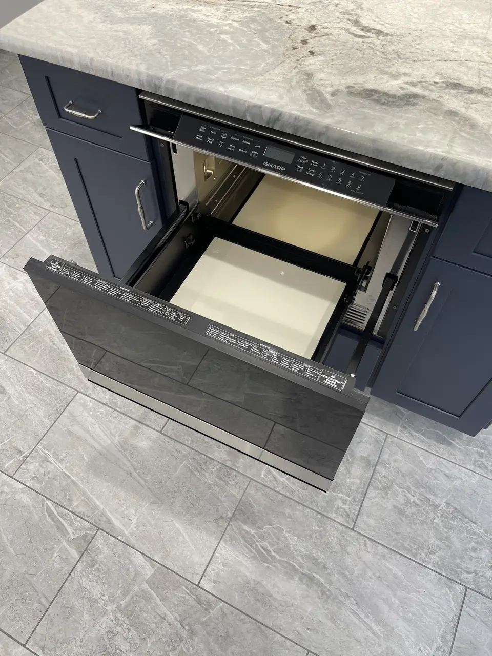 Microwave drawer
